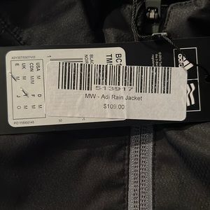 Adidas jacket Black nee with tags